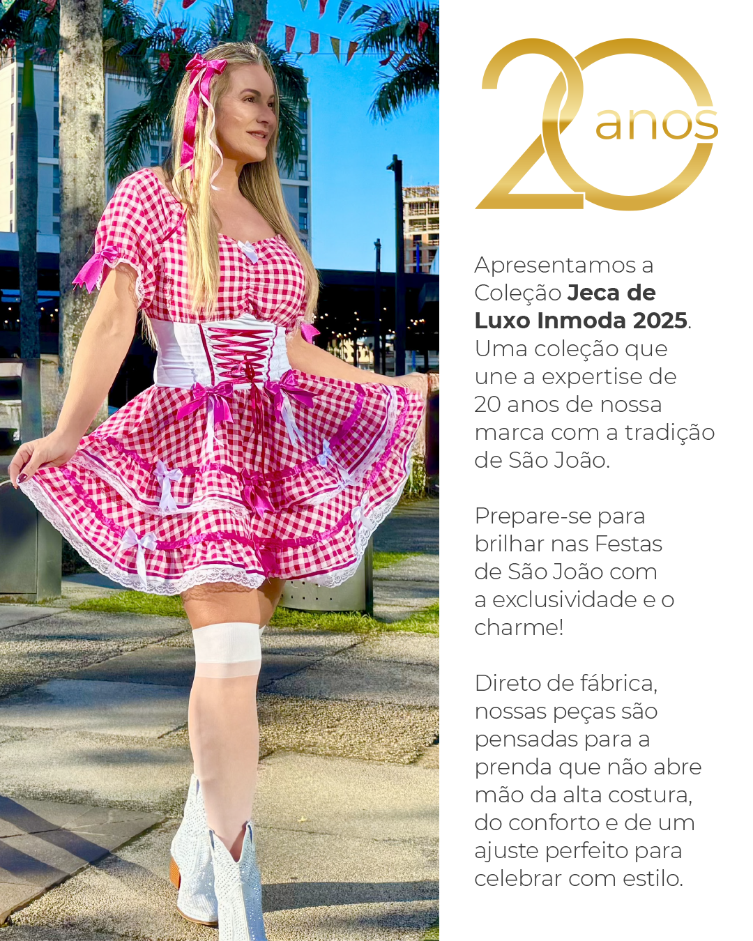 descricao vestido xadrez vermelho e branco 2