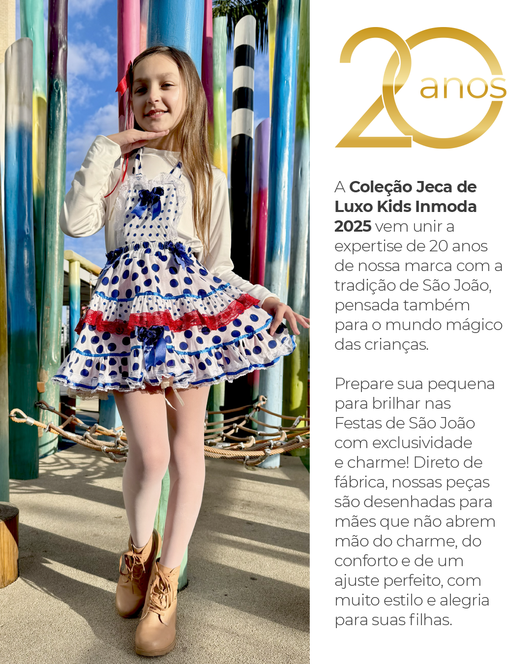 descricao saia kid azul poas 2