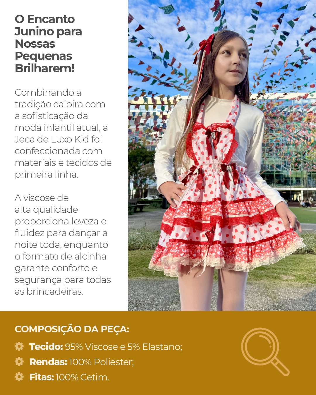 descricao saia kid vermelha 3