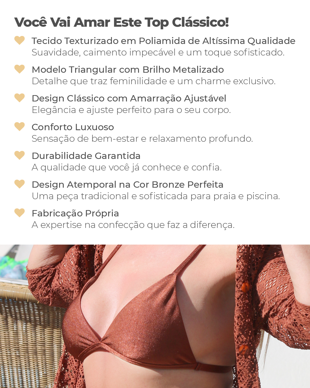 top de bronze triangulo classico 5